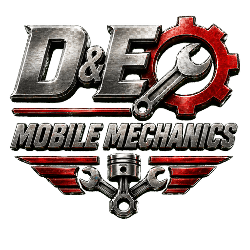 D&E Mobile Mechanics mark